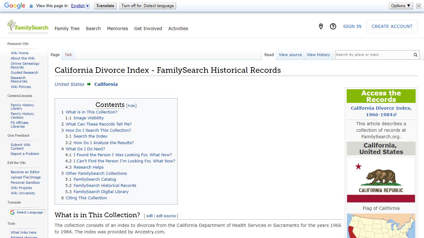 California Divorce Index - FamilySearch Historical Records